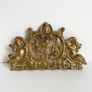 Vintage brass key hook
